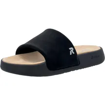 Rieker Herren Narooma U3250 Slide, Schwarz, 43 EU
