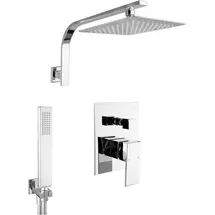 PaulGurkes Regendusche Komplett Set Unterputz Dusche 20cm Messing - Paulgurkes