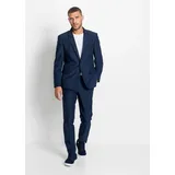bonprix Anzug Slim Fit (2-tlg.Set), blau, Gr.58, Modischer 2teiliger Anzug bestehend aus Sakko und Hose