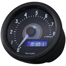 Daytona Drehzahlmesser "Velona 60 Dark" Digitaler Zifferblatt Vi
