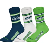 NFL Socken, 3er Pack Stretch-NFL 3Pack Crew Socks, bunt|grün