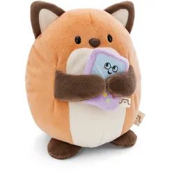 NICI Kuscheltier Fuchs Geeks mit Video Spiel 16cm