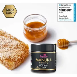 PowerFabrik Manuka Honig MGO 800+, im Glas 250 g