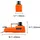 Vevor Wagenheber Stahlrohr 15 t orange verstellbar