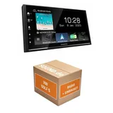 JUST SOUND best choice for caraudio Autoradio Einbaupaket DMX7722DABS passend für Golf V mit Dynaudio System | (Wireless) Apple CarPlay (Wireless) Android Auto Bluetooth: Telefoniere...