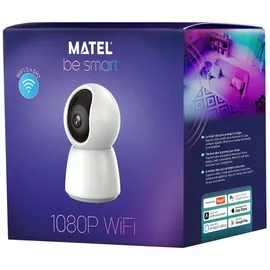 Matel Intelligente Innenkamera Wifi 360° Sicht - White / Black