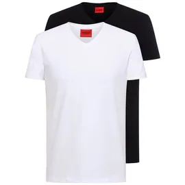 HUGO BOSS T-Shirt mit Logo-Print im 2er-Pack Modell 'HUGO-V',