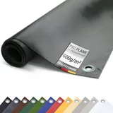 ANKO Planen PVC Plane 600g/m2 mit Ösen Abdeckplane Schutzplane matt (Anthrazit, 3m x 9m)