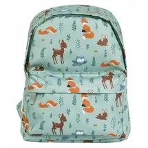 A Little Lovely Company Lovely Company Kleiner Rucksack Waldfreunde, Blau