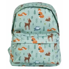 A Little Lovely Company Lovely Company Kleiner Rucksack Waldfreunde, Blau