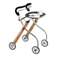 TRUST CARE Let's Go Indoor Rollator Buche/Silber 54 cm
