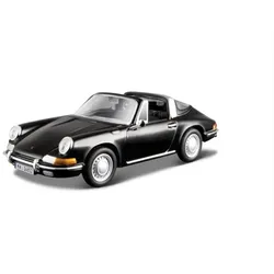 Bburago 18-43214 - Modellauto -  Porsche 911 1967 (schwarz, Maßstab 1:32)