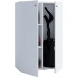 VCM Putzschrank Lona Mini mit Türen Weiß