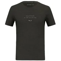 Salewa Eagle Eitd Merino T-Shirt dunkeloliv 2XL