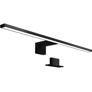 B.K.Licht LED Spiegelleuchte schwarz, 1xLED-Platine/8W