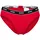 Hugo TRIPLET BRIEF STRIPE 3 St. Schwarz/Rot/Weiß XL