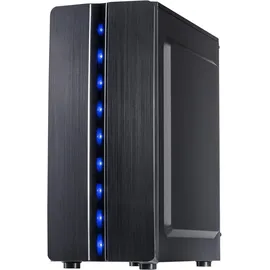 Inter-Tech Thunder Midi Tower ATX Gaming Gehäuse Seitenfenster