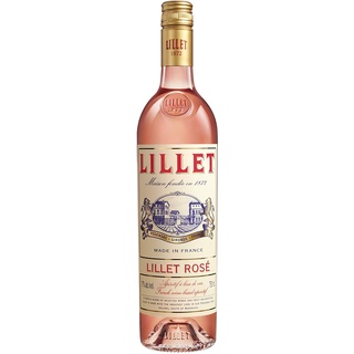 Lillet Rosé – Französischer Weinaperitif mit fruchtig-frischem Geschmack – 1 x 0,75 l, Cabernet Sauvignon