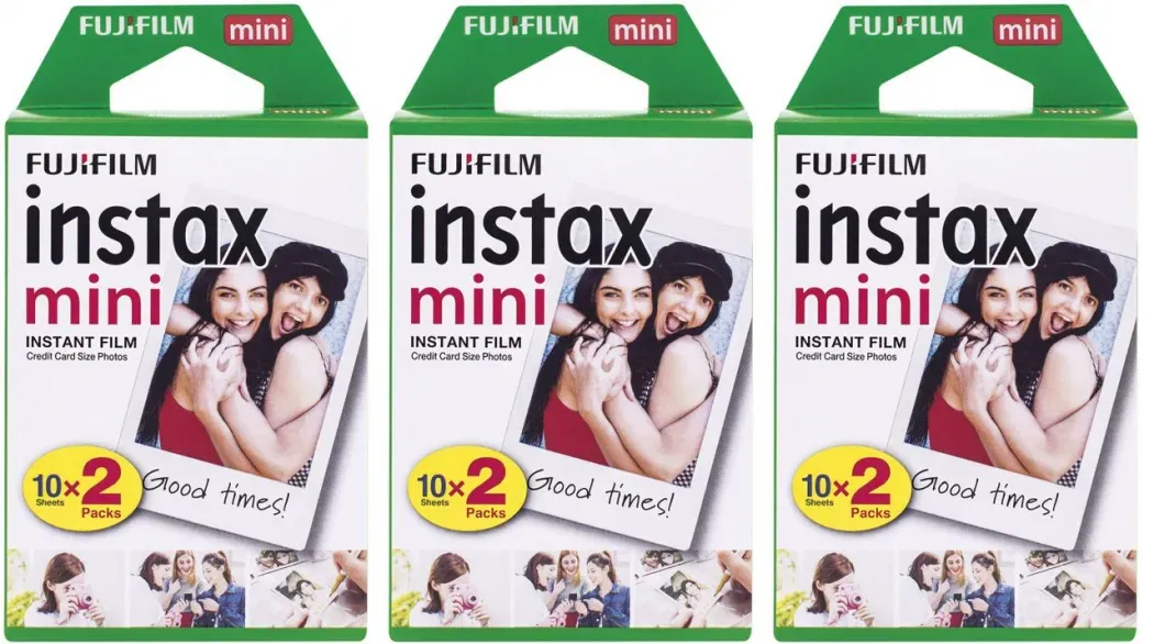 Fujifilm Instax Mini Film DP 3er Pack für 60 Bilder
