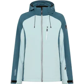 KILLTEC Winterjacke KILLTEC "KSW 256 WMN SKI JCKT", Damen, Gr. 36, hell eisblau, Obermaterial: 100% Polyester. Futter: 100% Polyester, Jacken Winterjacke, mit abnehmbarer Kapuze, wasserdicht, atmungsaktiv, winddicht