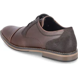 BULLBOXER Herren Halbschuhe Businessschuhe Braun Synthetik Größe:43 - Braun