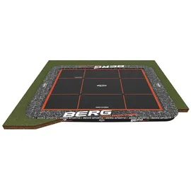 Berg Toys BERG Trampolin FlatGround 5 x 5 m Ultim Pro Bouncer rechteckig Grau
