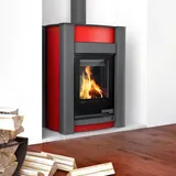 Aquaflam Vario Kalmar Manual Wasserführender Kaminofen Red 11 kW (7 kW