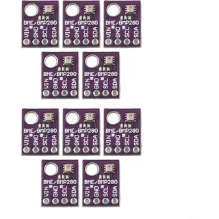 HOHOVYVY Digitaler Temperatur- Und Feuchtigkeitssensor Module BME280 Drucksensorplatine 5/10 Stück Lila