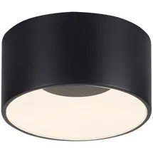 just light. LED-Deckenleuchte Tanika Schwarz Ø16cm, dimmbar