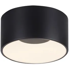 just light. LED-Deckenleuchte Tanika Schwarz Ø16cm, dimmbar