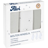 Alvi Molton 3-pack (80x80 cm