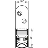 ATHMER Schall-Ex® Ultra WS 1-290 2-s.L.1083mm Alu.silberf.HLT