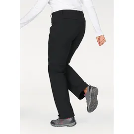 POLARINO Trekkinghose POLARINO, Damen, Gr. 25, N-Gr, schwarz, Obermaterial: 92% Polyamid, 8% Elasthan, normal lang, Hosen Trekkinghose, auch in Großen Größen erhältlich