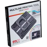 Colop 155719 e-mark Multiline Printing Tool SET (Mehrzeilen-Druckwerzeug) zur Erstellung und Bedruck