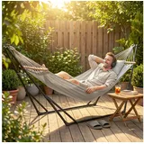 Outsunny Hängemattengestell für Hängematte verstellbar klappbar Hängemattenstände