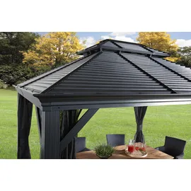 Sojag Gazebo Mykonos 2,99 x 2,92 m anthrazit
