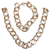 URBAN CLASSICS Necklace And Set Basic Diamond Armband doré One Size