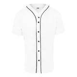 URBAN CLASSICS Baseball Mesh Jersey Weiß XXL