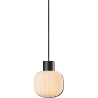 ISOLED Pendelleuchte, white Glas, rund, E27, 50-300cm, exkl. Baldachin