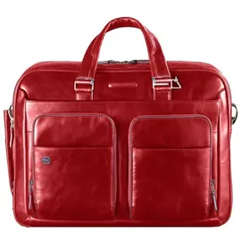 Piquadro Blue Square Aktentasche III Leder 39 cm Laptopfach rot