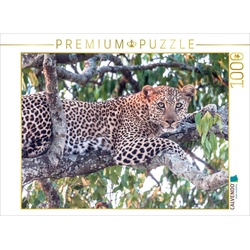 CALVENDO Puzzle CALVENDO Puzzle Leopard 1000 Teile Lege-Größe 64 x 48 cm Foto-Puzzle Bild von Claudia Lippmann, 1000 Puzzleteile
