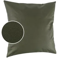 Kisska Kissenbezug Kunstleder Dekokissen Sofakissen Leder-Kissenbezüge Kissenhülle Kissen KUMO