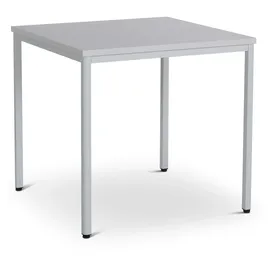 Ceha Mehrzwecktisch 80 x 80 cm lichtgrau/grau