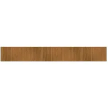 vidaXL Teppich, Rechteckig Braun 70x500 cm Bambus