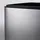 Relaxdays Mülleimer 60 l Schwarz/Silber