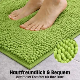 WohnDirect Badteppich PARIS Grün 120 x 70 cm