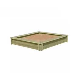 Gartenpirat Holzsandkasten Werner 150 × 150 cm unbehandelt
