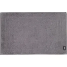 CAWÖ Classic Badezimmer-Teppich Anthrazit 80 x 50 cm