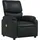 vidaXL Massagesessel 99 x 99 x 99 cm Schwarz Kunstleder mit Fernbedienung