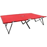 vidaXL Doppelliege Klappbar 47761 200 x 130 x 30 cm Rot